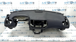 Торпедо передняя панель с AIRBAG Jeep Compass 17-21 черная, ржавый пиропатрон, под чистку