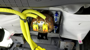 Торпедо передняя панель с AIRBAG Jeep Compass 17-21 черная, ржавый пиропатрон, под чистку