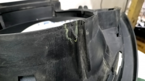 Решетка радиатора grill в сборе Jeep Renegade 15-18 черный, графит вставки, Trailhawk, побелел пластик, обломаны направляющие