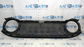 Решетка радиатора grill в сборе Jeep Renegade 15-18 черный, графит вставки, Trailhawk, побелел пластик, обломаны направляющие