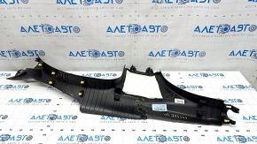 Garnitură prag spate dreapta Jeep Compass 17-24 negru, zgârieturi