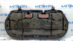 Подушка заднего ряда сидений 2 ряд Jeep Compass 17-18 кожа черная, коричневая строчка, под чистку