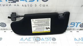 Козырек правый Ford Edge 19-24 черный, с подсветкой, без крючка