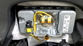 Торпедо передняя панель с AIRBAG Jeep Renegade 15-17 черная, с накладками
