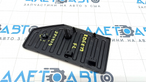 Площадка для отдыха ноги водителя Ford Edge 15-24 черная, царапины, сломана направляющая