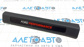 Накладка порога передняя левая Ford Edge 19-24 черная, Ford Performance, царапины