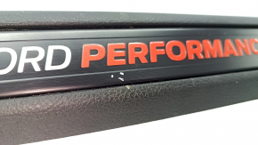 Накладка порога передняя левая Ford Edge 19-24 черная, Ford Performance, царапины