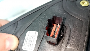 Зеркало боковое левое в сборе Ford Escape MK4 20-22 12 пинов, подогрев, поворотник, память, BSM, белое, царапина