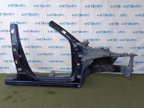 Четверть передняя правая Mazda CX-5 17-24 отпилена, синяя, с центральной стойкой