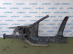 Четверть передняя правая Audi A4 B9 17-20 отпилена, графит, с центральной стойкой