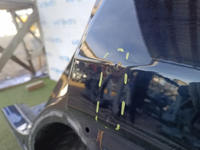 Четверть крыло задняя левая Toyota Highlander 20-26 под BSM, черная, отпилена, тычки