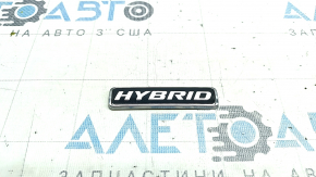 Эмблема надпись Hybrid двери багажника Ford Escape MK4 20-26