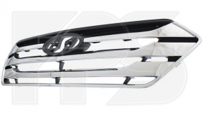 Решетка радиатора grill в сборе Hyundai Santa FE Sport 13-14 дорест
