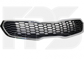 Решетка радиатора grill Kia Forte 4d 14-16 дорест