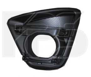 Обрамление ПТФ левое Mazda CX-5 16-16 под LED с накладками