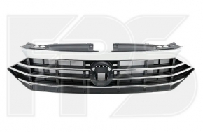 Решетка радиатора grill VW Jetta 19-21 без эмблемы