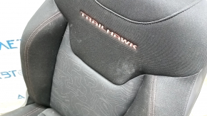 Водительское сидение Jeep Renegade 15-17 без airbag, механическое, подогрев, ткань, черное, Trailhawk, без подголовника, под чистку