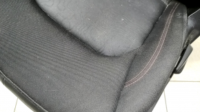 Водительское сидение Jeep Renegade 15-17 без airbag, механическое, подогрев, ткань, черное, Trailhawk, без подголовника, под чистку