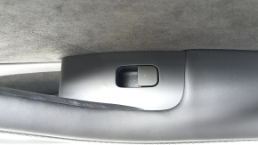 Garnitură uși spate dreapta Tesla Model Y 20-25 piele neagră, tip 1, cu iluminare din spate, căptușeală mată, cu difuzor, cu inserție de piele intoarsa, cu control ridicare geam, cu buton de deschider