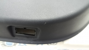 Garnitură uși spate dreapta Tesla Model Y 20-25 piele neagră, tip 1, cu iluminare din spate, căptușeală mată, cu difuzor, cu inserție de piele intoarsa, cu control ridicare geam, cu buton de deschider