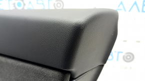 Cartelă de ornamente uși față dreapta Tesla Model Y 20-25 piele neagră, turnare din lemn, inserție Alcantara, cu control de ridicare a geamului și buton de deschidere a ușii, ornament negru mat, zgâri