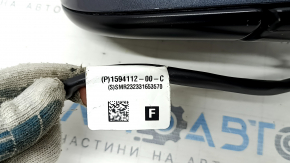 Зеркало боковое правое в сборе Tesla Model Y 20-25 13 пинов, черное, автозатемнение, без накладки, царапины