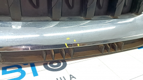 Решетка радиатора grill в сборе BMW 3 G20 19-22 с жалюзи, хром, без камеры, песок, надлом креп