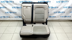 Rândul din spate al doilea rând stânga Ford Escape MK4 20-22 fără airbag, piele, bej cu negru, cu cotieră, zgârieturi, pentru curățare