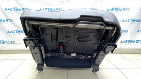 Задний ряд сидений 2 ряд левый Ford Escape MK4 20-22 без airbag, кожа, бежевая с черным, перфорация, с подлокотником и ремнем, царапины, трещина накладки, под чистку