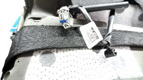 Ford Escape MK4 20-22 piele tapițerie scaun pasager, bej cu negru, perforat, încălzit, piele crestă, pentru curățare