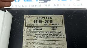 Головное устройство Toyota Camry v40 07-09 царапины, отсутствует регулировка, трещина