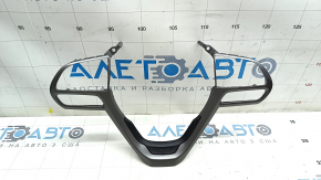 Накладка руля Jeep Cherokee KL 19-23 темно-серая, 2 части