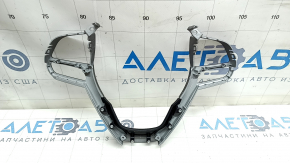 Накладка руля Jeep Cherokee KL 19-23 темно-серая, 2 части