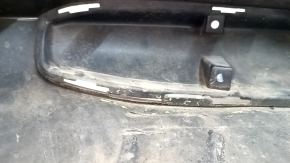 Бампер передний голый нижняя часть Jeep Cherokee KL 19-23 под накладку, структура, царапины, примят, надрывы