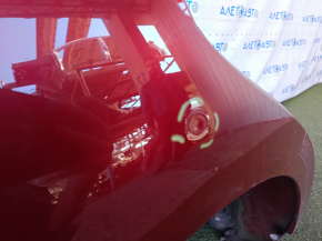 Sfert aripa spate dreapta Lexus ES300h ES350 13-18 pe caroserie, rosu, vopsit, denivelari