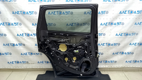 Дверь в сборе задняя левая Jeep Cherokee KL 14-23 черный PXJ, скол, тычка