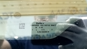 Дверь багажника голая со стеклом Ford Escape MK3 17-19 рест, тонировка, графит J7, с мотором и поводком, вмятина, тычки
