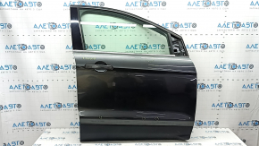Дверь в сборе передняя правая Ford Escape MK3 13-19 графит J7, тычки, вмятина, царапины на накладке