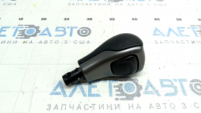 Ручка КПП Jeep Cherokee KL 19-21 черная, кожа, царапина