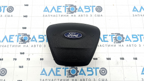 Подушка безопасности airbag в руль водительская Ford Escape MK3 17-19 рест, черн, ржавый пиропатрон