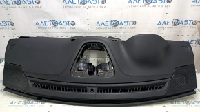 Торпедо передняя панель с AIRBAG Jeep Cherokee KL 14-23 черная, царапина, сломано крепление, надрыв уплотнителя