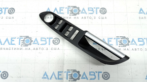 Elemente pentru controlul ridicării geamului față stânga Ford Escape MK3 13-19 negru cu suport cromat, rupt