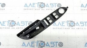 Накладка управления стеклоподъемником передним левым Ford Escape MK3 13-19 черная с хром, надломано крепление