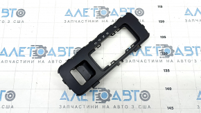 Накладка на шифтер КПП Ford Escape MK3 17-19 черная