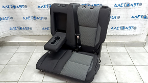 Rândul din spate de scaune 2 rând Ford Escape MK3 17-19 pânză neagră și gri pentru curățare