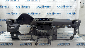 Торпедо передняя панель с AIRBAG Ford Escape MK3 17-19 рест, черн, сломана направляющая, ржавый пиропатрон