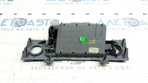 Накладка центральной консоли передняя под кнопку start/stop Audi Q5 80A 18-24 серая
