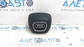 Подушка безопасности airbag в руль водительская Audi Q5 80A 18-21 серая, тип 1, царапины
