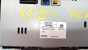 Монитор, дисплей, навигация Lexus RX350 13-15 рест, царапины