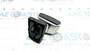 Ручка КПП Audi Q5 80A 18-19 кожа, серая, тычка